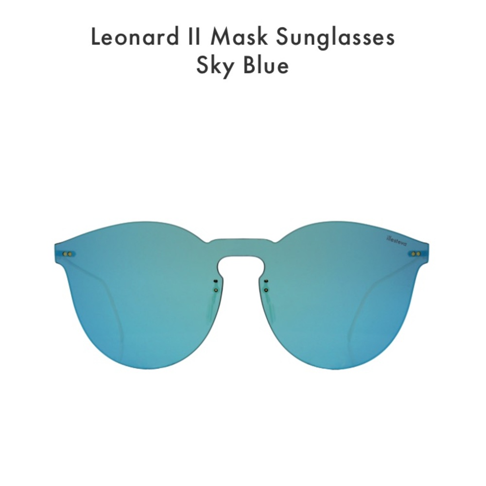 Illesteva Leonard Ii Sky Blue Sunglasses
